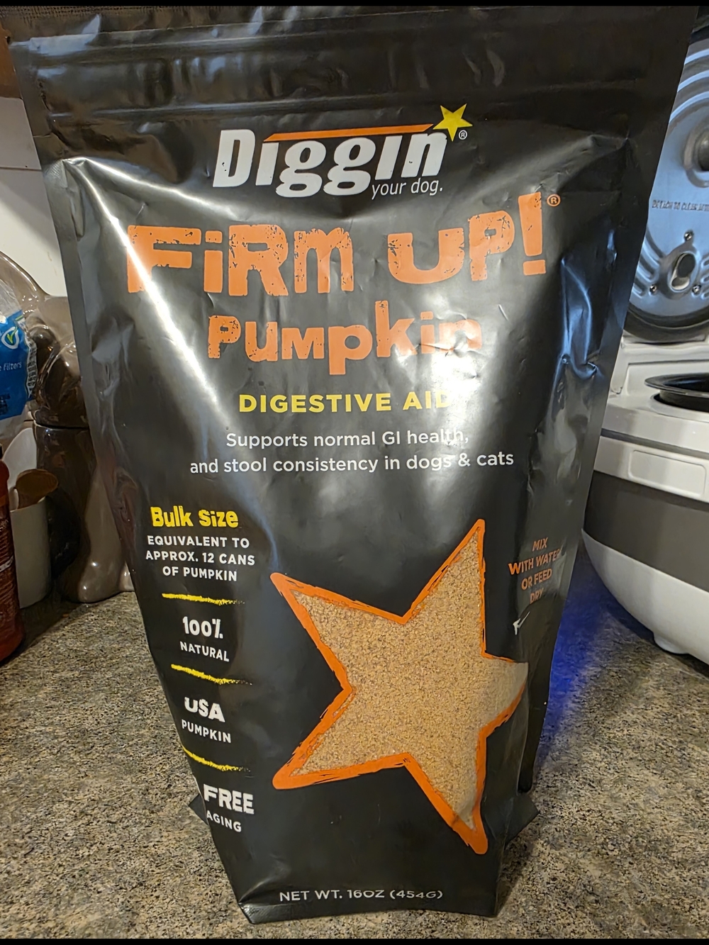 Diggin Firm Up! Pumpkin Digestive Aid - Dogs And Cats
